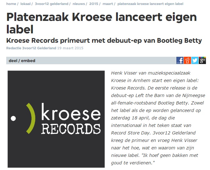 Bootleg Betty Kroese Records