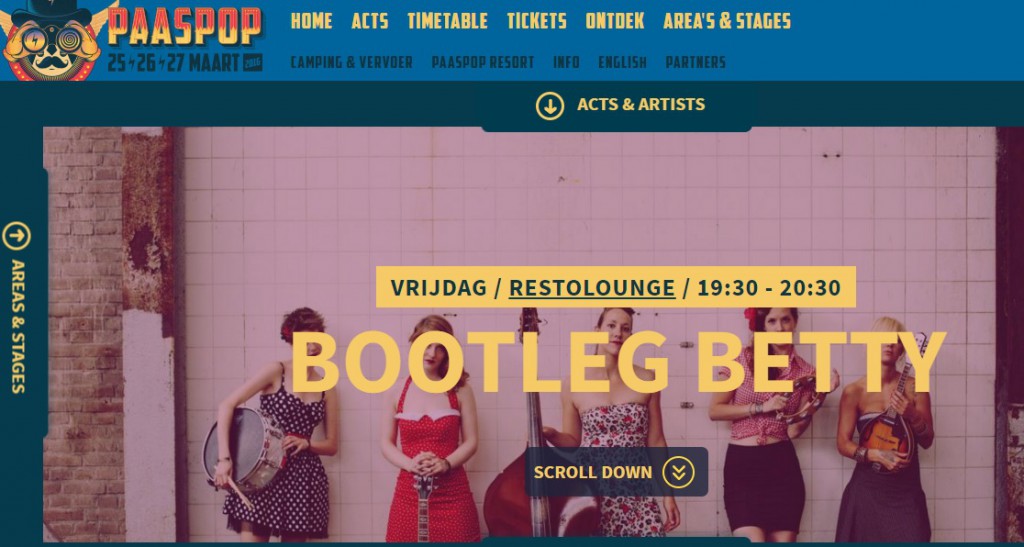 Bootleg Betty op Paaspop