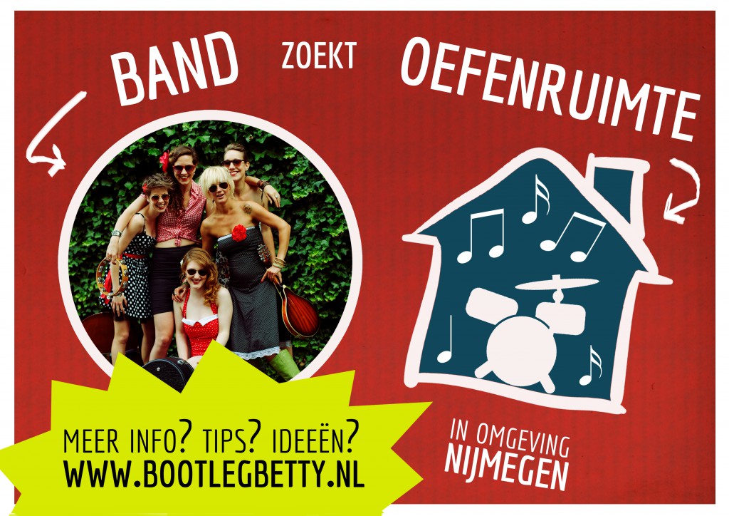 Band zoekt oefenruimte